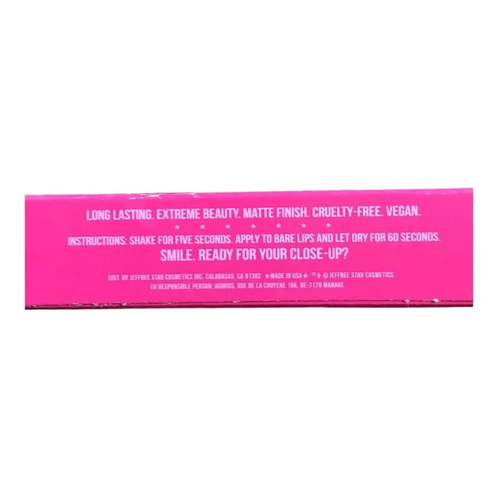 Jeffree Star Cosmetics NIB Velour Liquid Lipstick PRICK Bright Coral Orange Matt